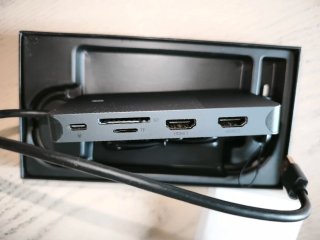 Docking station USB 3.0 doble HDMI + VGA + Etherne
