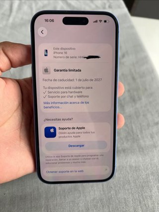 iPhone 16 Azul Como Nuevo!