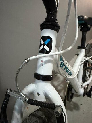 Bicicleta Infantil Btwin Blanca