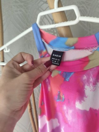 Vestido largo S verano estampado