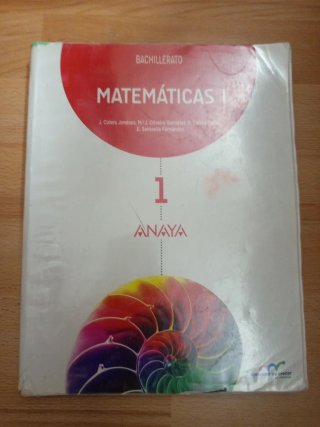 Matemáticas I, Bachillerato 1