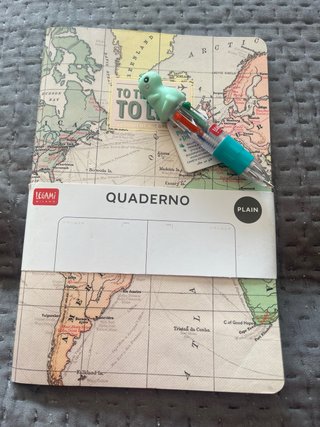 Libreta y boli Legami mapa mundo