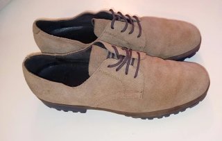 Zapatos Camper ante beige