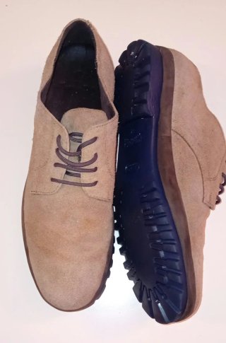 Zapatos Camper ante beige