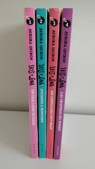 Iris y Luna 1-4 | 4 libros infantiles | A. Quirón