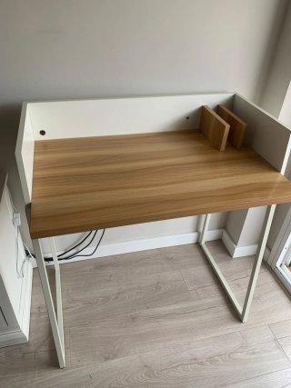 Escritorio moderno madera y metal