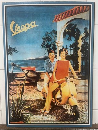 Cartel Vespa Vintage