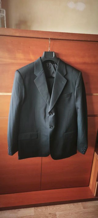 Traje de Novio Negro T.44