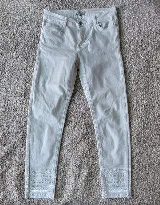 Pantalón Vaquero Skinny Blanco Southern Cotton 40