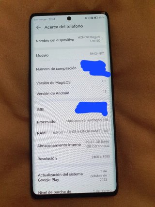 Honor X9a Negro