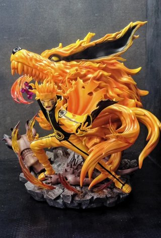 Statuetta Naruto Kurama Burning Wind