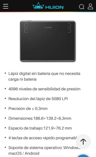 Huion Inspiroy H430P — NUEVA / SIN ESTRENAR