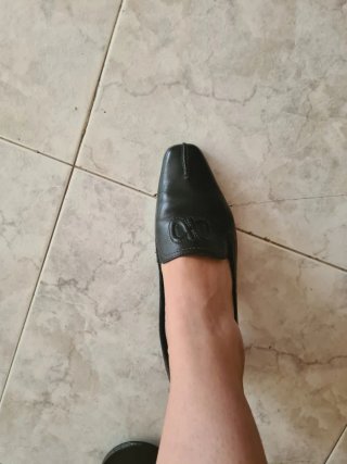 Zapatos Pitillos Piel Negros Talla 39