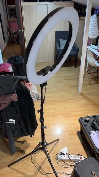 Aro de luz LED para fotografía o iluminacion