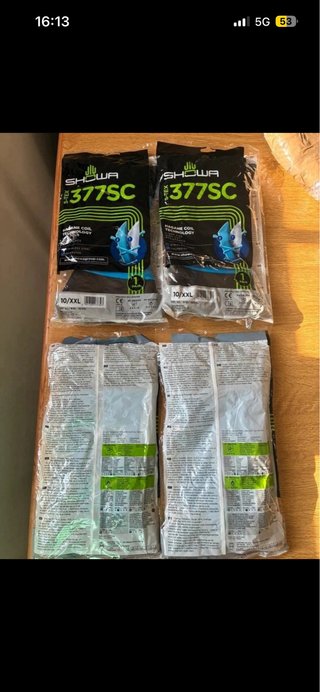 4 Paia di Guanti Showa 377SC Taglia 10/XXL