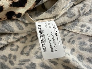 Falda Zara Estampado Leopardo