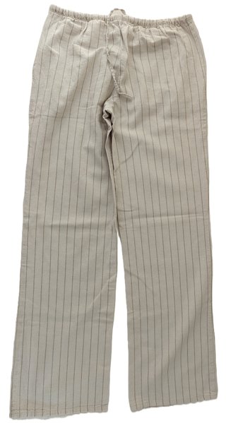 Pantalón H&M Beige de Rayas Talla XXS