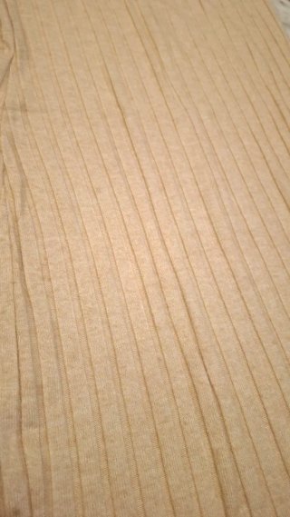 Vestido Largo de Punto Beige