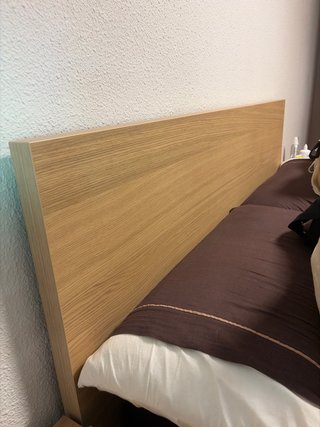 Cama Doble con canapé y dos mesitas de noche