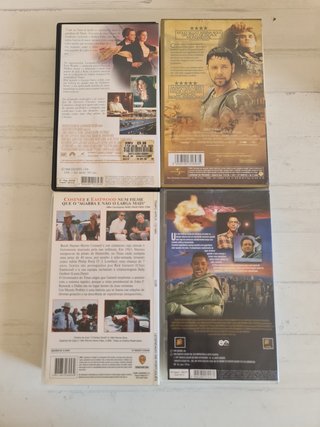 12 Filmes VHS Clássicos Titanic Matrix Gladiador
