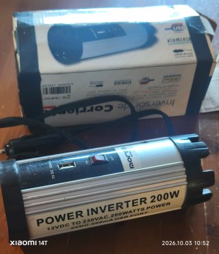 Inversor de Corriente 200W USB