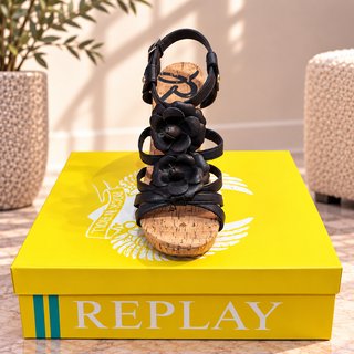Sandalias Replay negras nuevas