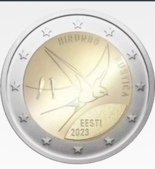 Moneta 2 Euro Estonia 2023 Hirundo Rustica