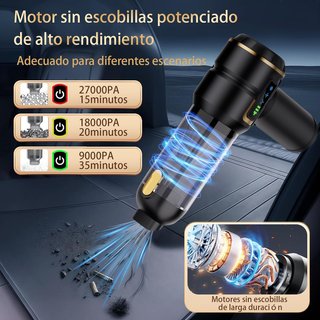 Aspirador de Mano Inalámbrico para Coche