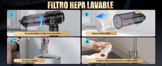 Aspirador de Mano Inalámbrico para Coche