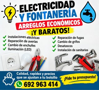 Electricidad y Fontanería