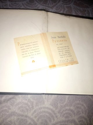 Juan Bordallo Peluquería Señoras 1947