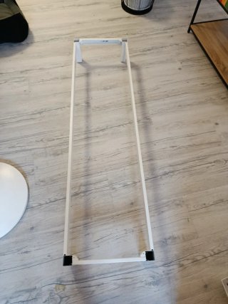 Estructura metálica blanca. Para estanteria kallax