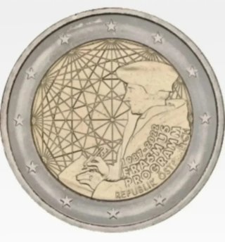 Moneta 2 Euro Austria 2022 Erasmus