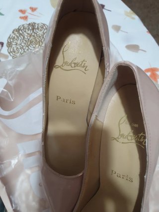 Zapatos de vestir Christian Louboutin Beige/Rosa