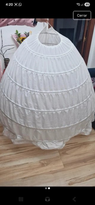 Vestido de 15 años rosa con armador
