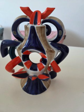 Figura búho Sargadelos cerámica