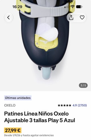 Patines Decathlon niño T30-32