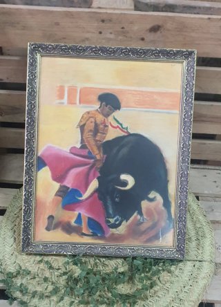 Cuadro taurino antiguo