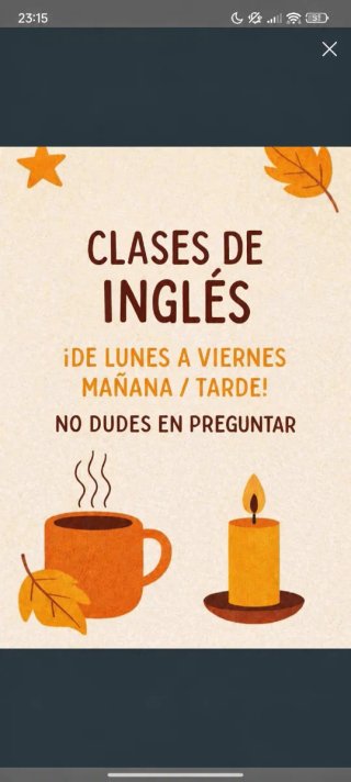Clases de inglés online 5€/1h