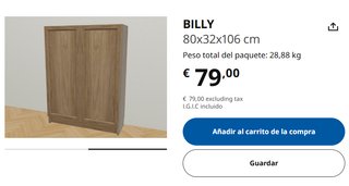 Armario Aparador de Madera con Puertas