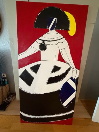 Cuadro 2x1m "Homenaje a Valdés" JL Silla Ferrandis
