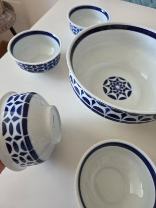 Juego Ensaladera y Cuencos Sargadelos