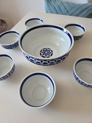 Juego Ensaladera y Cuencos Sargadelos