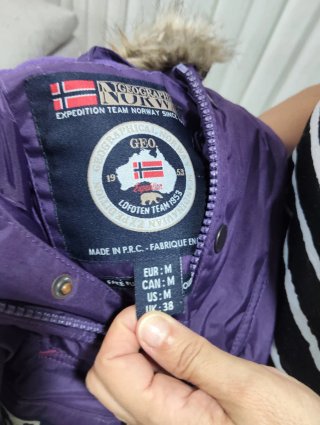 Chaqueta Geographical Norway Morada Talla L