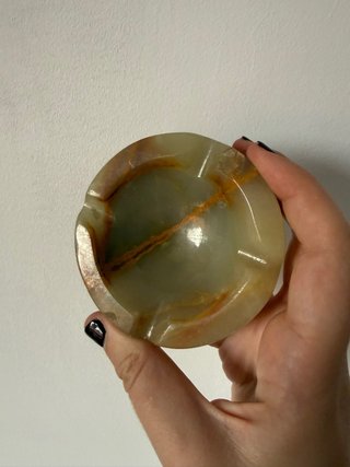 Cenicero de Alabastro Verde