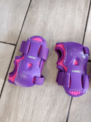 Patines Oxelo niña rosas y morados