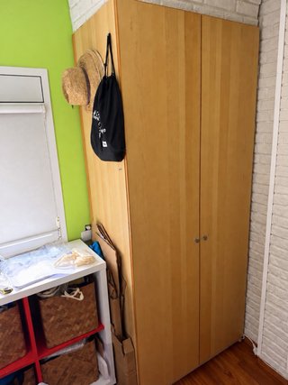 Armario modular IKEA Acabado Abedul 150x256x60cm