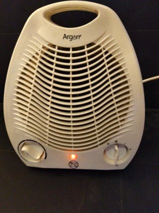 Ventilador Calefactor Compacto Blanco