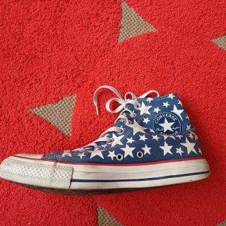 Zapatillas Converse Altas Estampado Estrellas