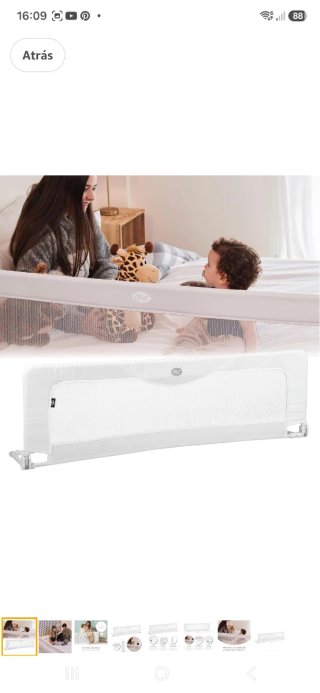 Barandilla de Seguridad para Cama Infantil
